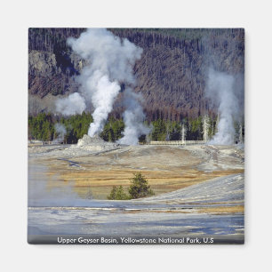 Aimant Upper Geyser Basin, Yellowstone National Park, Éta