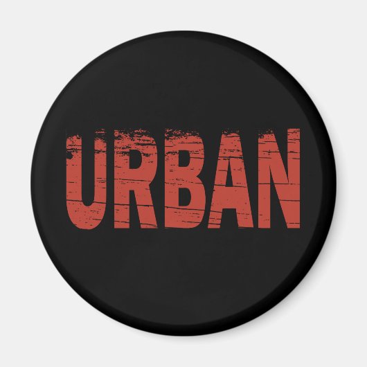 Aimant urbain explorer urbex lettrage script graphique (Devant)