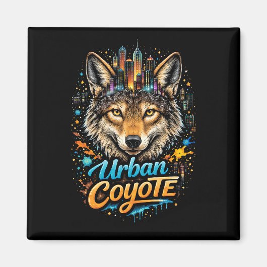 Aimant Urban Coyote (Devant)