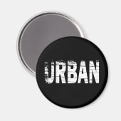 Aimant urban explore urbex lettering script graphic (Recto/Verso)