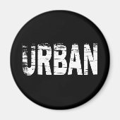Aimant urban explore urbex lettering script graphic (Devant)