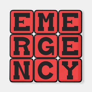 Aimant Urgence, chaque seconde compte