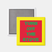 AIMANT URGENT "ÉTEINDRE LA BOUILLOIRE", LARGEMENT NOTIFIA (Recto/Verso)