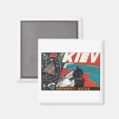 Aimant URSS Intouristique de Kiev (Recto/Verso)