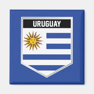 Aimant Uruguay Flag Shield