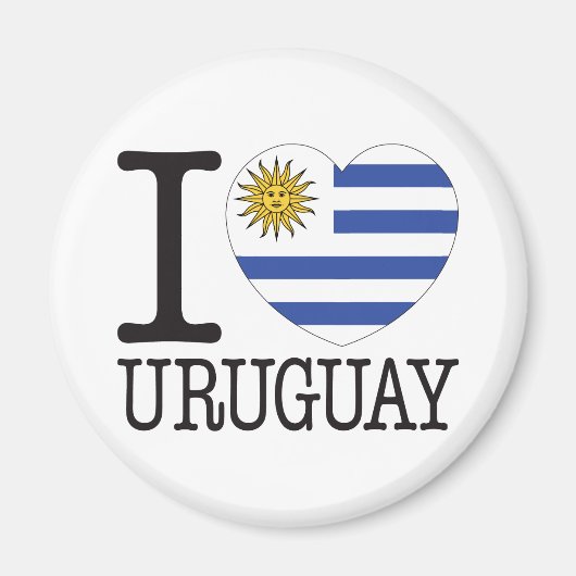 Aimant Uruguay Love v2 (Devant)