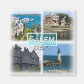 Aimant US0147 Amérique, États-Unis, Salem, réfrigérateur (Devant)