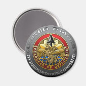 Aimant US Transportation Command (Recto/Verso)