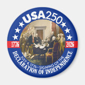 Aimant USA 250 - 1776-2026 - Déclaration d'indépendance (Devant)