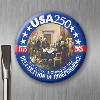 Aimant USA 250 - 1776-2026 - Déclaration d'indépendance