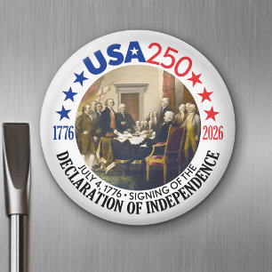 Aimant USA 250 - 1776-2026 - Déclaration d'indépendance