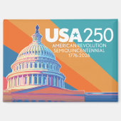 Aimant USA 250 Birthday Capital - America Celebration (Recto)