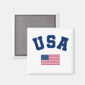 Aimant USA 4 juillet fête de l'Indépendance 1776 (Recto/Verso)