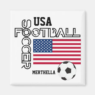 Aimant USA Amérique Personnalisée Football Football