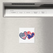 Aimant USA Australie Amour (In Situ (Lave-vaisselle))