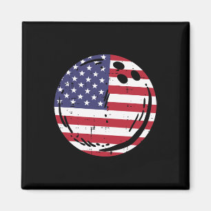 Aimant Usa Drapeau Bowling Ll Patriotique Hommes Femmes E