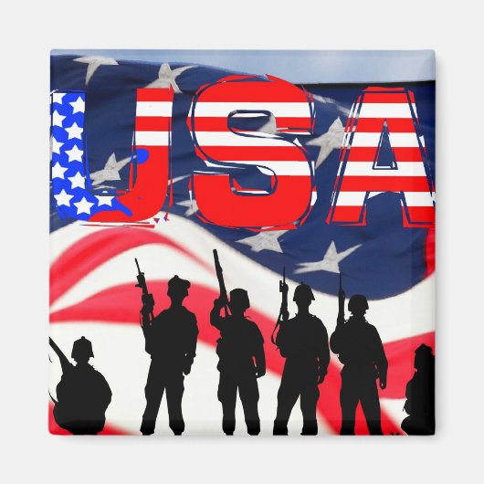 Aimant USA en l'honneur (Devant)