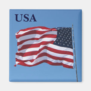 Aimant USA Flag Magnet!