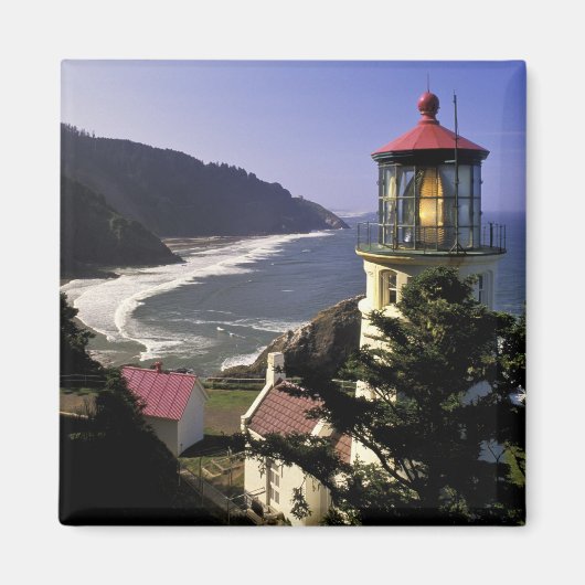 Aimant USA, Oregon, Florence. Phare de Heceta Head (Devant)
