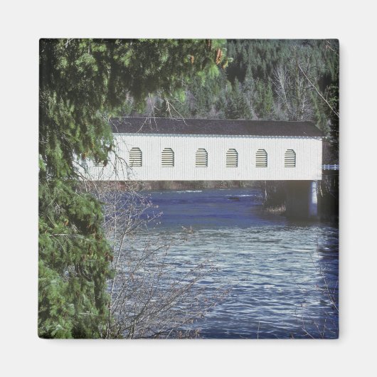 Aimant USA, Oregon. Un pick-up traversant le (Devant)