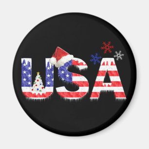 Aimant USA pour Noël