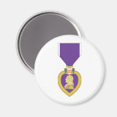 Aimant USA Purple Heart Medal (Recto/Verso)