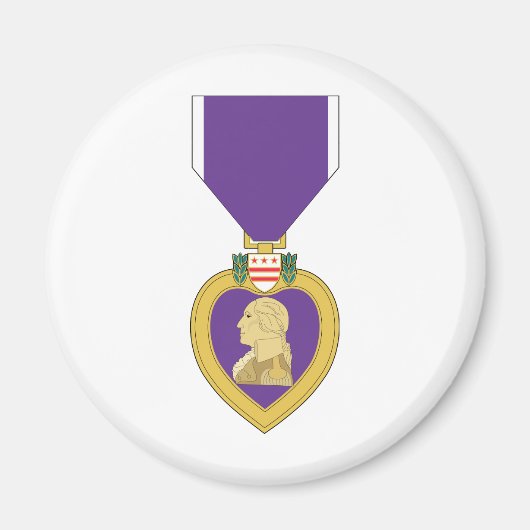 Aimant USA Purple Heart Medal (Devant)