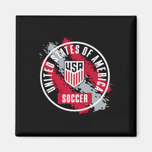 Aimant Usa Soccer Rétro Peinture Navy Usmnt Officiellemen