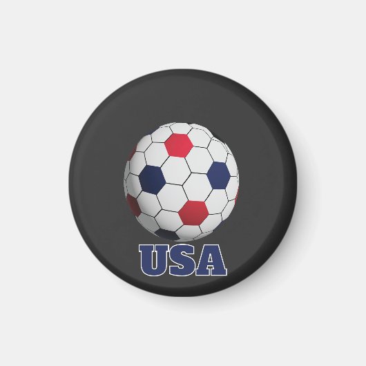 Aimant USA Soccer Throw Pillow (Devant)