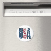 Aimant USA Stars et Stripes (In Situ (Lave-vaisselle))