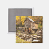 Aimant USA, Virginie-Occidentale, Clifftop. État Babcock (Recto/Verso)