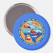 Aimant USCG Station Corpus Christi Texas (Recto/Verso)