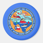 Aimant USCG Station Corpus Christi Texas (Devant)