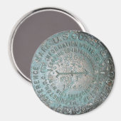 Aimant USGS Benchmark, St. Regis Mountain Geodetic Survey (Recto/Verso)