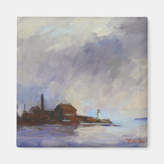 Aimant "Usine de peinture de Gloucester" (Devant)