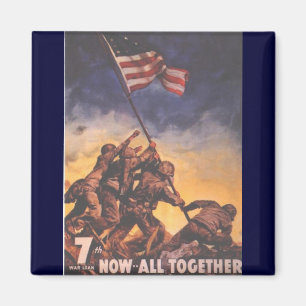 AIMANT USMC 9 DE 2ÈME GUERRE MONDIALE