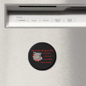 Aimant USMC On m'appelle Devil Chien (In Situ (Lave-vaisselle))