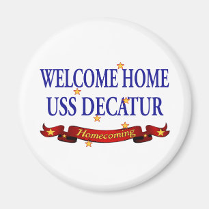 Aimant USS à la maison bienvenu Decatur