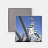 Aimant USS Alabama Battleship au Battleship Memorial (Recto/Verso)