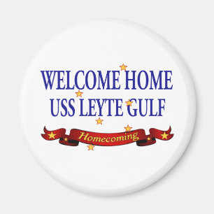 Aimant USS Leyte Gulf à la maison bienvenu