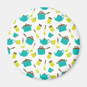 Aimant Ustensiles de cuisine, Vaisselle, Couverts, Articl (Devant)