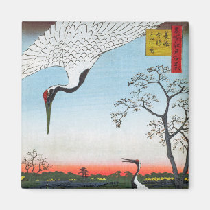 Aimant Utagawa Hiroshige - Minowa, Kanasugi, Mikawashima