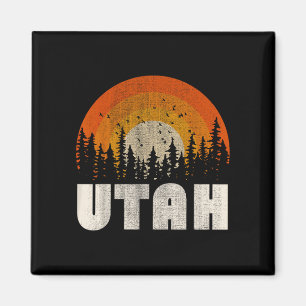 Aimant Utah - nature drôle vintage randonnée 60s 70s 80s