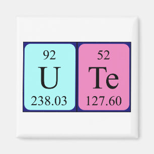 Aimant Utiliser l'aimant de nom de table périodique