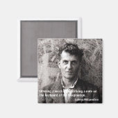 Aimant Utiliser un mot est comme frapper ... (Recto/Verso)