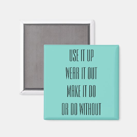 Aimant Utilisez-le pour le porter (Recto/Verso)