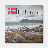 Aimant Uttakleiv Lofoten Souvenir (Devant)