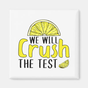 Aimant Va Écraser Le Citron Test Drôle Jour D'Essai Pour