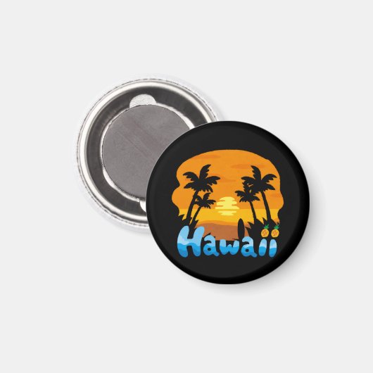 Aimant Vacances à Hawaï (Recto/Verso)