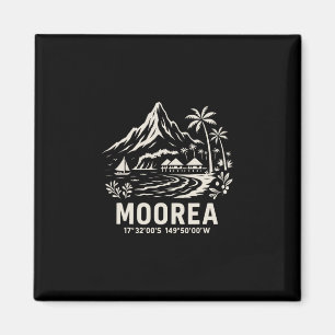 Aimant Vacances à la plage à Moorea Island Polynésie fran